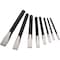 Dynamic Tools 8 Piece Chisel Set, 1/4" - 1" D058201 - alternate 1